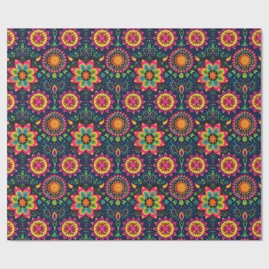 Mandalas Diwali Cadeaupapier (Vlak)