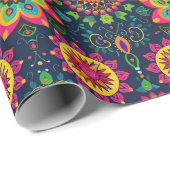 Mandalas Diwali Cadeaupapier (Rol Hoek)