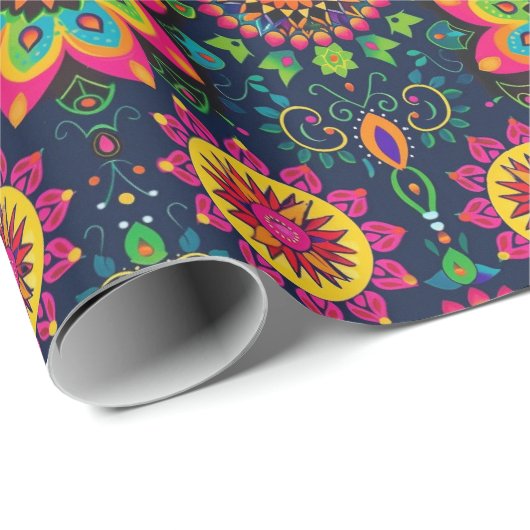 Mandalas Diwali Cadeaupapier (Rol Hoek)