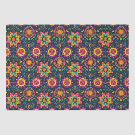 Mandalas Diwali Tissuepapier (Voorkant)