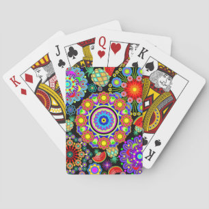 Mandala's & Exotisch Vruchten Patroon Pokerkaarten