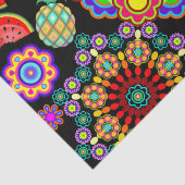 Mandala's & Exotisch Vruchten Patroon Tissuepapier (Detail)