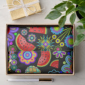 Mandala's & Exotisch Vruchten Patroon Tissuepapier (Geschenk)