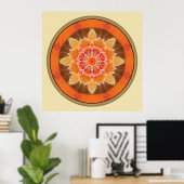 Mandalas for a New Earth, nr. 2 Poster (Thuiskantoor)