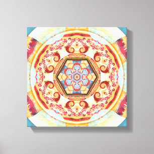 Mandalas for Times of Transition 4 Wrapped Canvas Afdruk