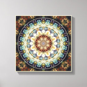 Mandalas for Times of Transition 9 Wrapped Canvas Afdruk