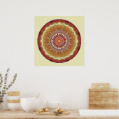 Mandalas from the Heart of Peace, nr. 12 Poster (Keuken)