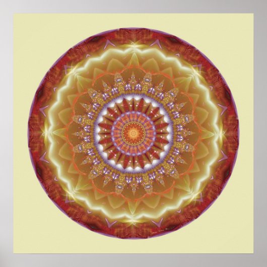 Mandalas from the Heart of Peace, nr. 12 Poster (Voorkant)