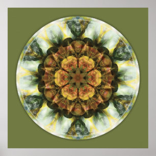 Mandalas from the Heart of Peace, nr. 9 Poster