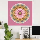 Mandalas from the Heart of Transformation, nr. 1 Poster (Thuiskantoor)