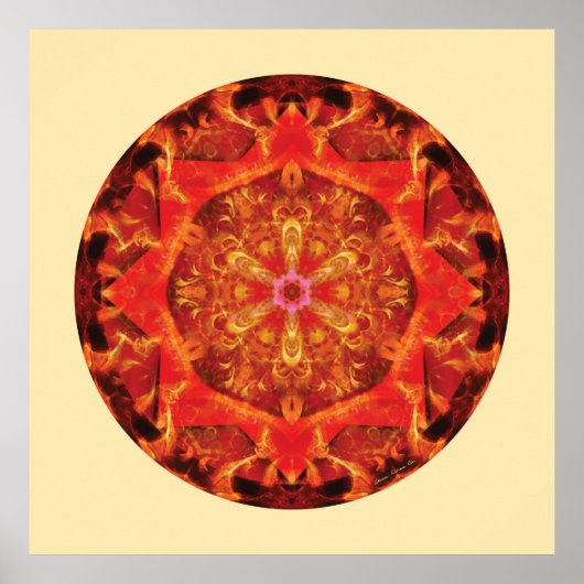 Mandalas from the Heart of Transformation, nr. 7 Poster (Voorkant)