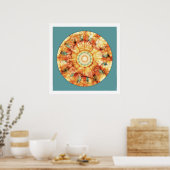 Mandalas from the Heart of Truth: Nr. 7 Poster (Keuken)