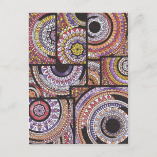 Mandalas GraphiZen Briefkaart