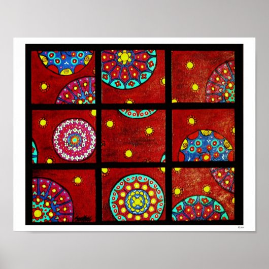 Mandalas in beweging poster (Voorkant)