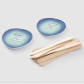 Mandala's in gemengd Nederlands Blauw Handwaaier (Niet-gemonteerd)