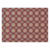 Mandala's in gemengde maroon-herhalingspatronen tafelkleed (Voorkant (Horizontaal))