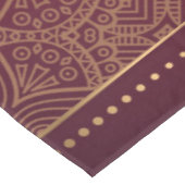 Mandala's in gemengde maroon-herhalingspatronen tafelkleed (Gekanteld)