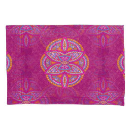 Mandalas in gemengde Pinks herhaalde patronen Kussensloop