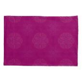 Mandalas in gemengde roze herhaalde patronen kussensloop (Achterkant)