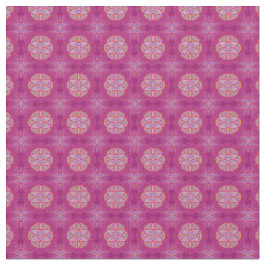 Mandalas in gemengde roze herhaalde patronen stof