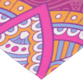 Mandalas in gemengde roze herhaalde patronen tafelkleed (Gekanteld)