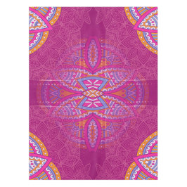 Mandalas in gemengde roze herhaalde patronen tafelkleed