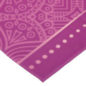 Mandalas in gemengde roze herhaalde patronen tafelkleed (Gekanteld)