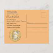 Mandala's in Goud, witte rozen foto lijst Aankondigingskaart (Achterkant)