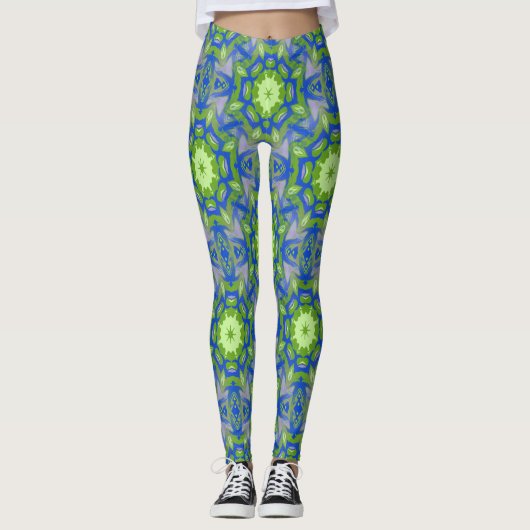 Mandalas in het Zee.... Leggings (Voorkant)
