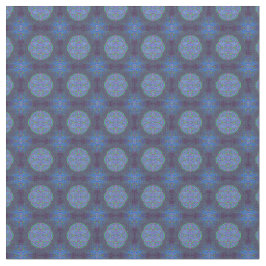Mandalas in mengeling Blauwe herhaalde patronen Stof
