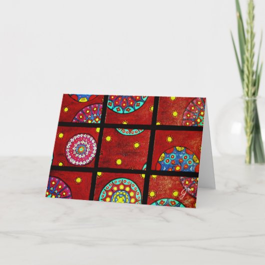 Mandalas In Motion Kaart (Voorkant)