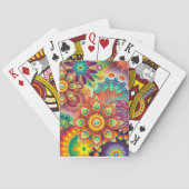 mandala's, kleurrijk, abstract, pokerkaarten (Achterkant)