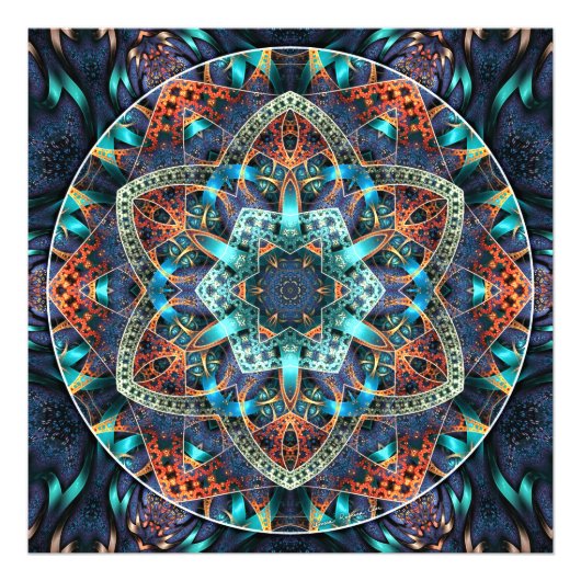 Mandalas of Clarity and Coherence 13 Print Foto Afdruk (Voorkant)