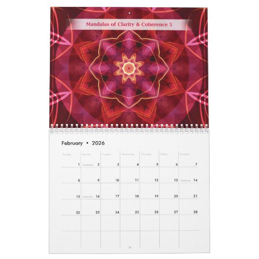 Mandalas of Clarity & Coherence Calendar Kalender (Feb 2026)