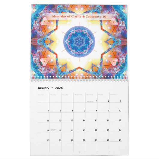 Mandalas of Clarity & Coherence Calendar Kalender (Jan 2026)