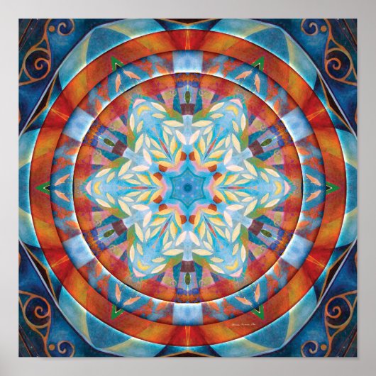 Mandalas of Forgisive and Release 19 Poster (Voorkant)