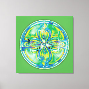 Mandalas of Healing & Awakening, No.6, Canvas Afdruk