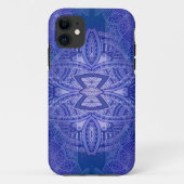 Mandalas op Classic Blue-recidesign Case-Mate iPhone Case (Achterkant)