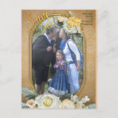 Mandalas op maroon achtergrond aankondigingskaart (Voorkant)