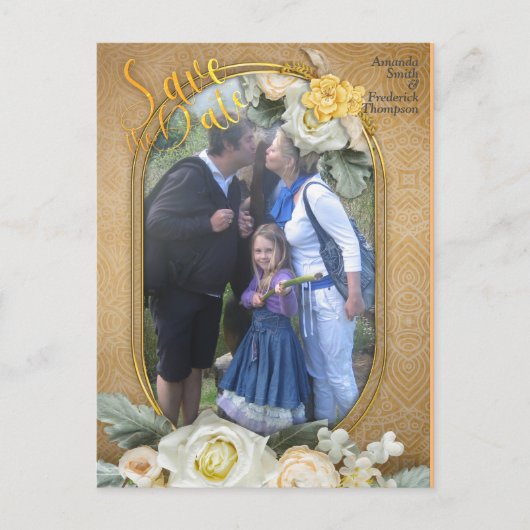 Mandalas op maroon achtergrond aankondigingskaart (Voorkant)