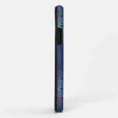 Mandalas op Navy Blue-ontwerp Case-Mate iPhone Case (Achterkant/rechts)