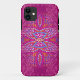 Mandalas op roze herhaald ontwerp Case-Mate iPhone case