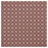 Mandalas over herhaalde maroon patronen stof (Swatch)