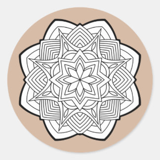 Mandalas Ronde Sticker