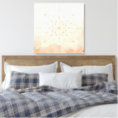 Mandalas Sacred Geometry Wall Art | Modern Boho Canvas Afdruk (Insitu (Slaapkamer))
