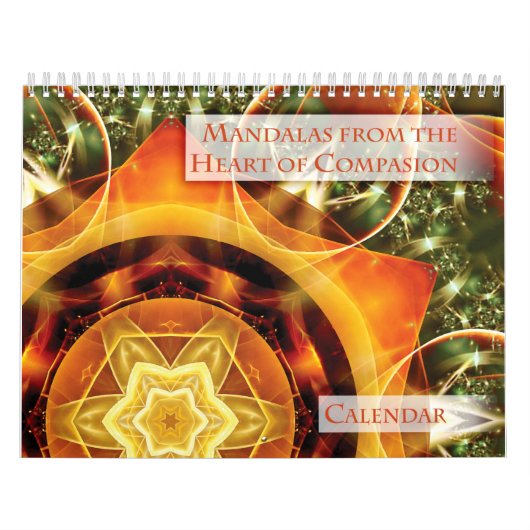 Mandalas uit het hart van de compassie kalender (Hoes)