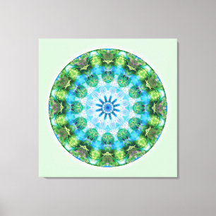 Mandala's uit het hart van de transformatie, nr. 6 canvas afdruk