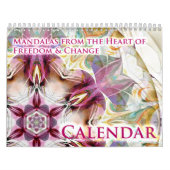 Mandalas uit het hart van vrijheid en verandering kalender (Hoes)