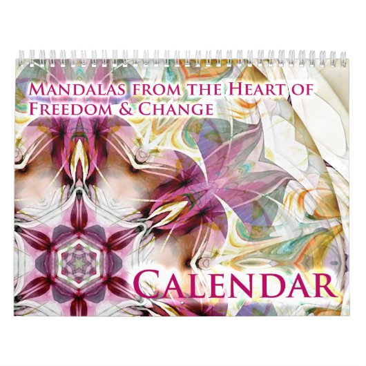 Mandalas uit het hart van vrijheid en verandering kalender (Hoes)