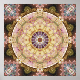 Mandalas uit het Poster van het hart van wijziging